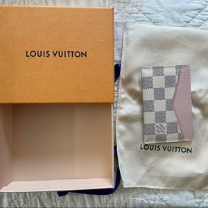 NIB Louis Vuitton Damier Azur Card Holder Wallet